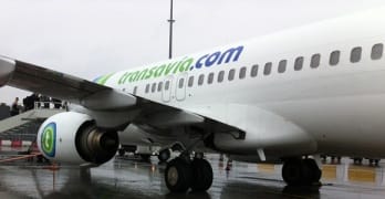 Vliegen Transavia in Eindhoven