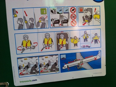 Veiligheidsgordel vliegtuig baby
